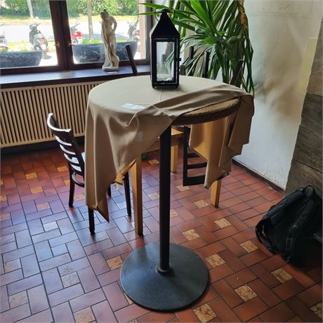 Stehtisch + Laterne - ID: 14-GHT